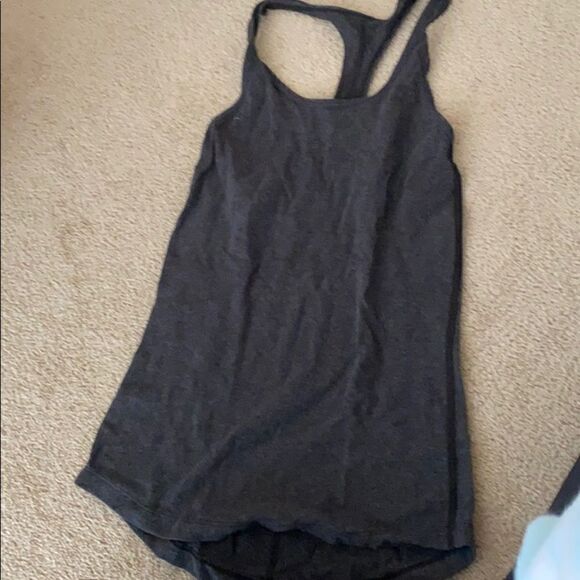 Lululemon grey racer back size 2 - Picture 1 of 4